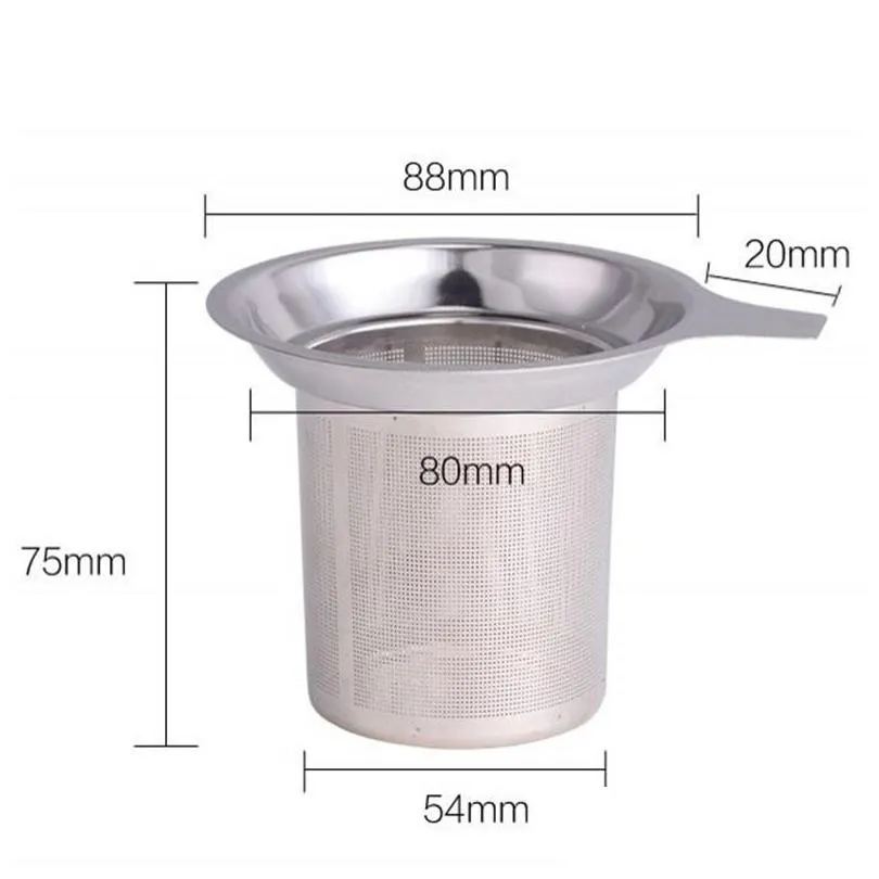 stainless steel mesh tea tools infuser good grade reusable strainer loose leaf filter metal teas strainers herbal spice filters 6 l2