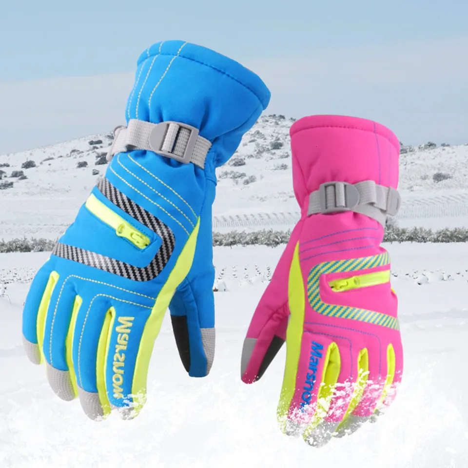 Womens blue ski gloves deals
