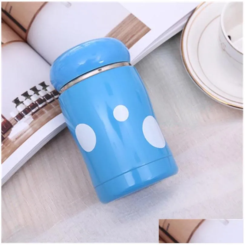 explosive models mushroom mug cup portable student stainless steel children creative mini cute belly cup cola bottle 28 k2