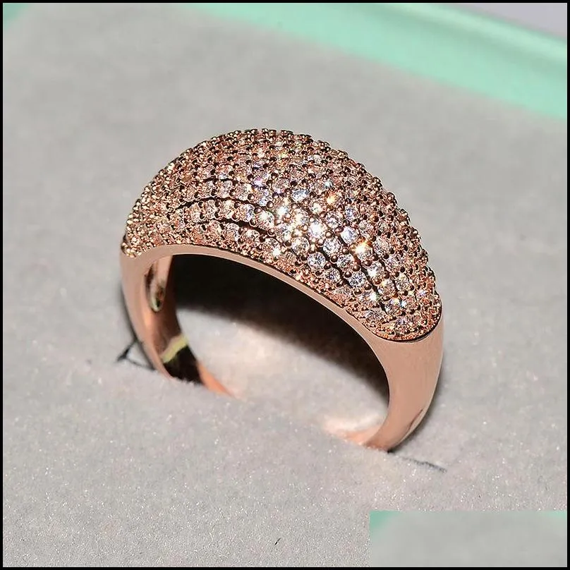 Обручальные кольца настоящие 18 -километровые золотые кольца Женщины роскошные бриллианты