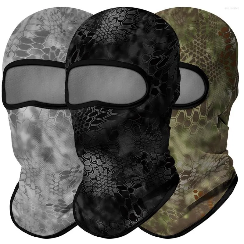 Bandane Passamontagna tattico Sciarpa da caccia Bandana Camo Ghetta per collo militare Kryptek Copricapo Esercito Typhpon Kominiarka Maschera per motociclista