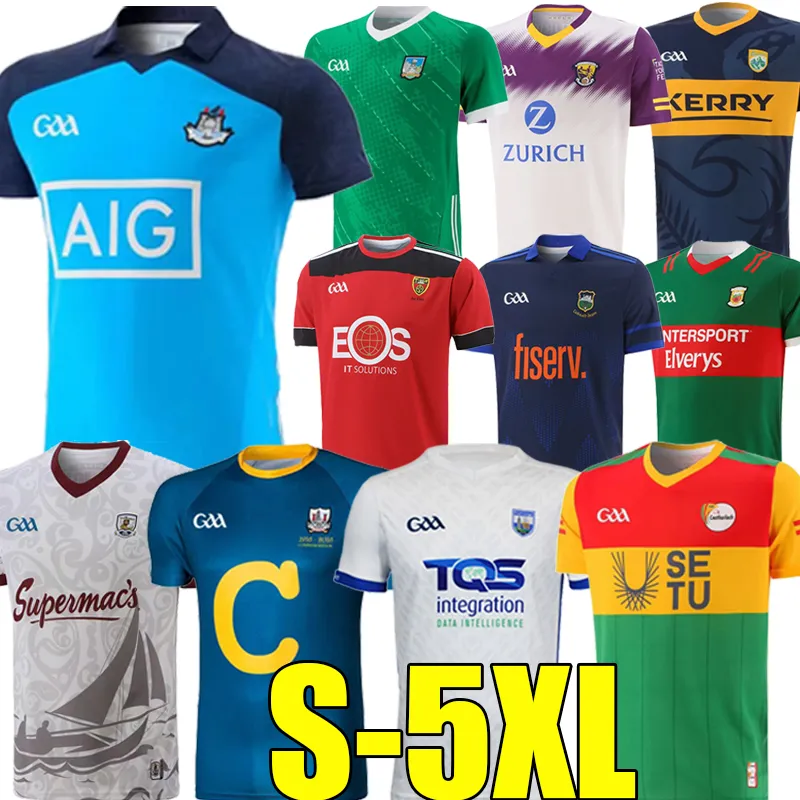5XL 2022 2023 Dublin Kilkenny Wexford GAA Rugby Jerseys Down Offaly Tyrone Galway Remastered Cork Leitrim Tipperary ARMAGH Carlow football shirt soccer jersey