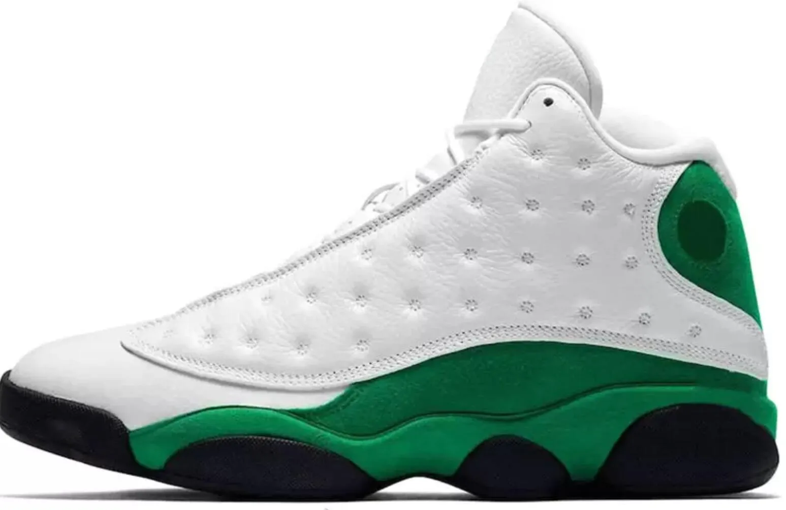 Med Box Jumpman 13 Men Women 13s Basketball Shoes Lucky Green Trainers Sport Sneakers Storlek 6 6.5 7 7.5 8 8.5 9 9.5 10 10.5 11 11.5 12 12.5 13 13.5