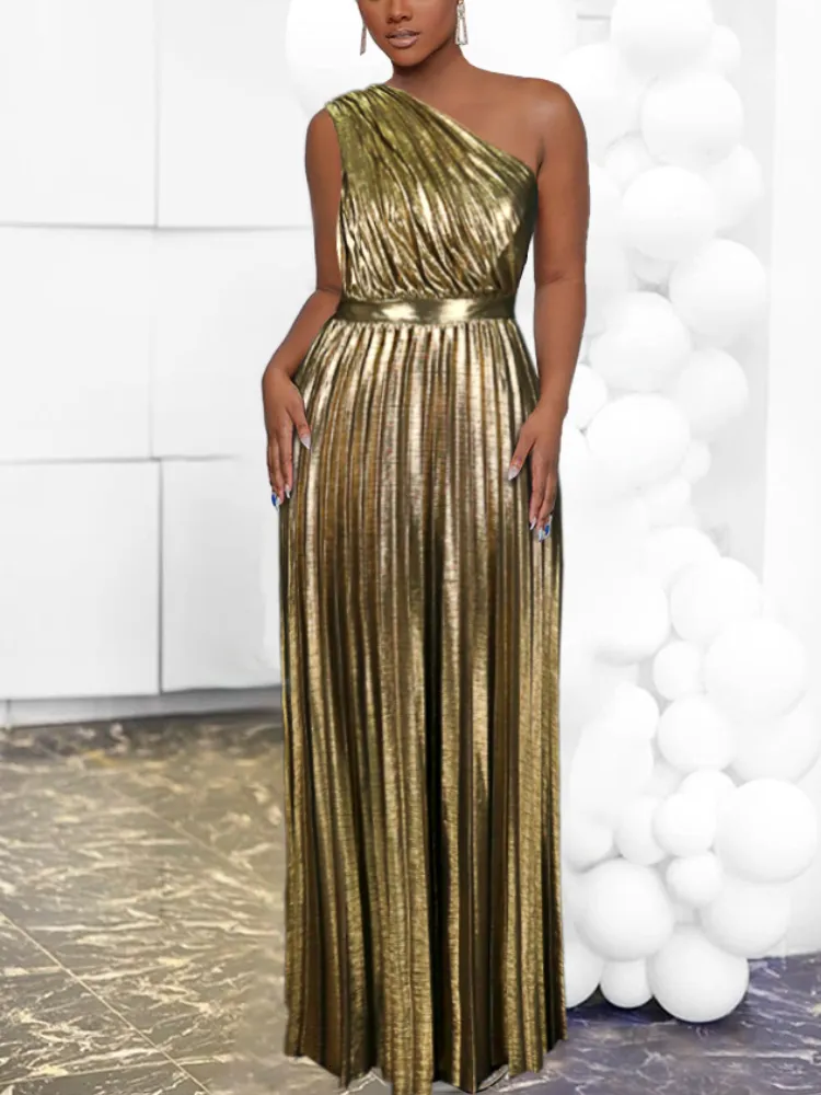 Metallic top party dress