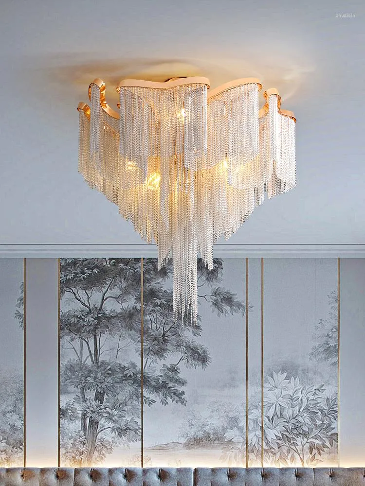Plafondlampen Noordelijke moderne kwastellicht luxe el woonkamer slaapkamer eetlampje