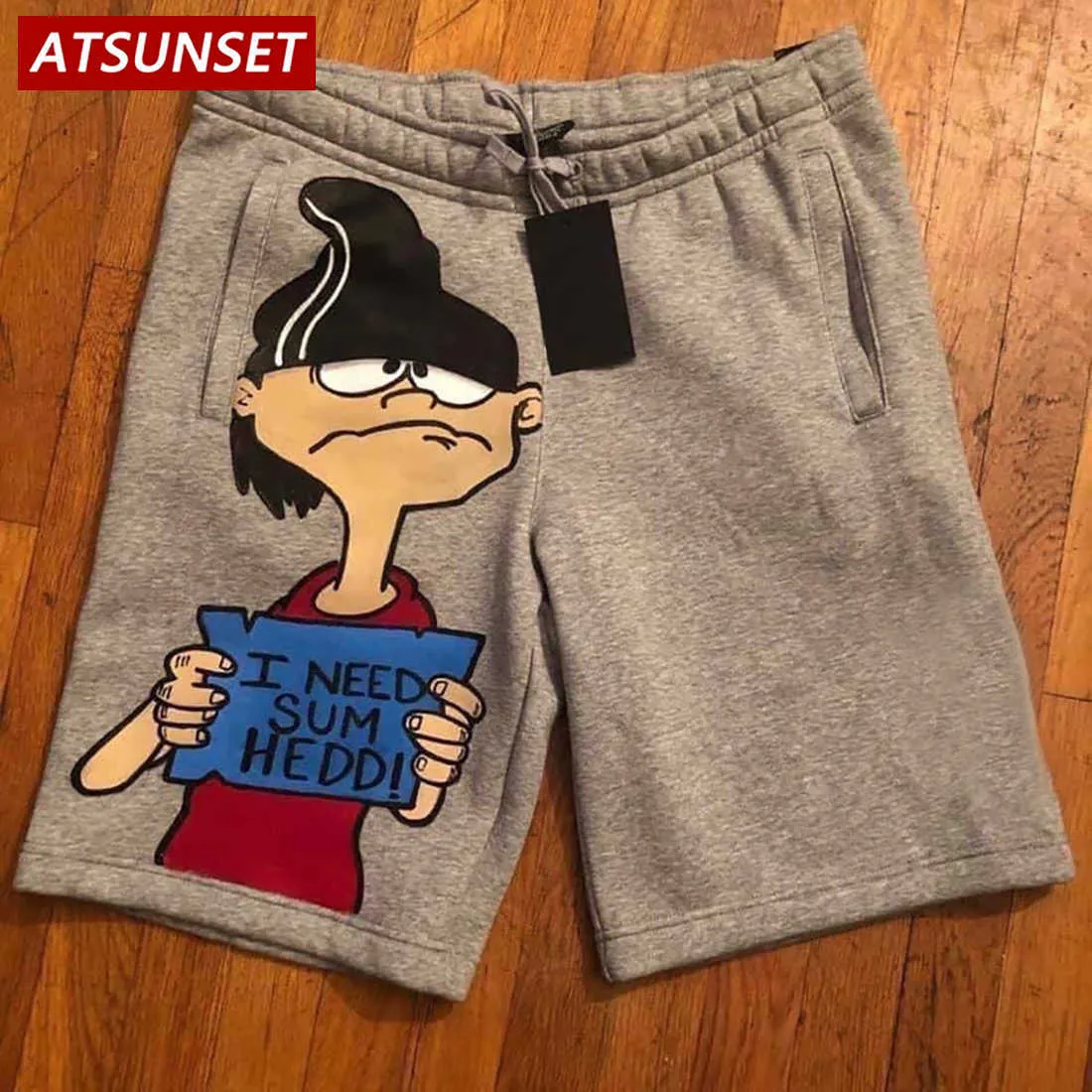 Herrshorts Atsunset 2022 Men Summer New Hot Casual Shorts Cartoon Print Solid Cotton Clothing Shorts Hawaii Fashion Bottoms T221129 T221129