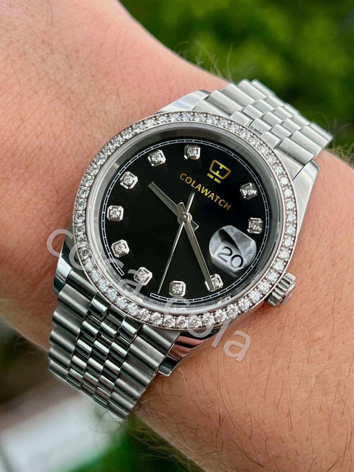 NOUVELLE montre de plongée SEPT DateJust 41 Blue Steel Jubilee 41mm Watch 126334