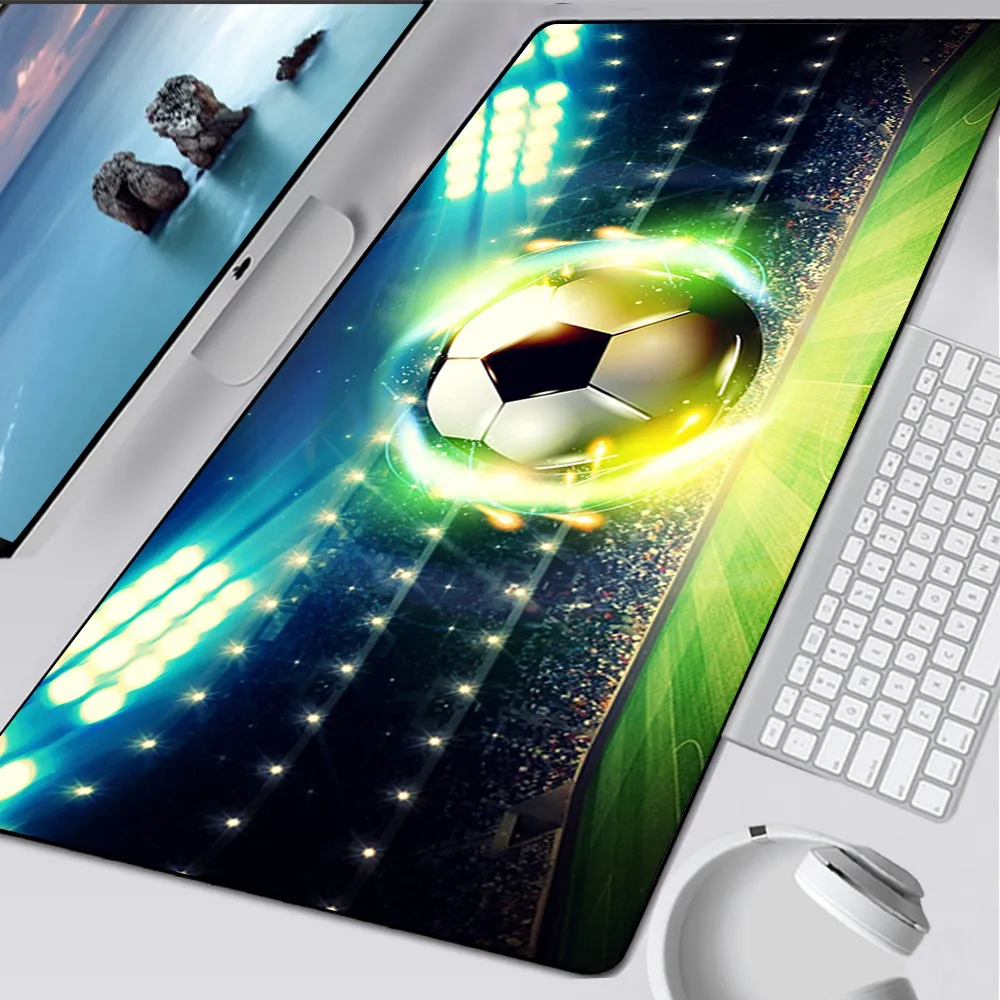 Büyük Bilgisayar Oyun Mouse Pad PC Gamer Dizüstü Bilgisayar Mausepad Futbol Futbol Klavye Masası