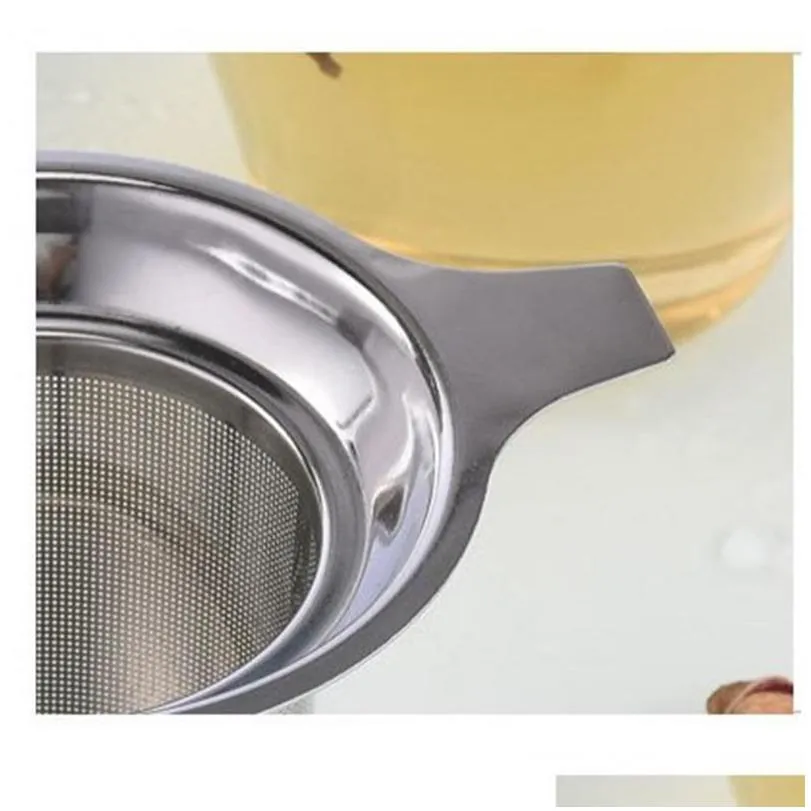 stainless steel mesh tea tools infuser good grade reusable strainer loose leaf filter metal teas strainers herbal spice filters 6 l2