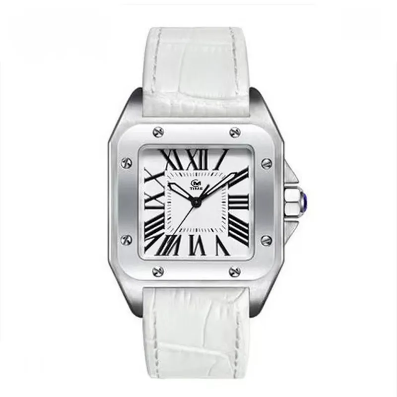 Watch's Watch Sport Quartz Watch Watch in pelle cinghia Multi Color Choice Simple Atmosfera adatto per un regalo di appuntamenti