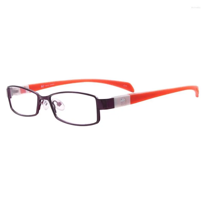 Sonnenbrillenrahmen Männer Frauen Metall Rechteckige klassische Vollrandbrille für verschreibungspflichtige Myopie-Lesen Bifokallinsen