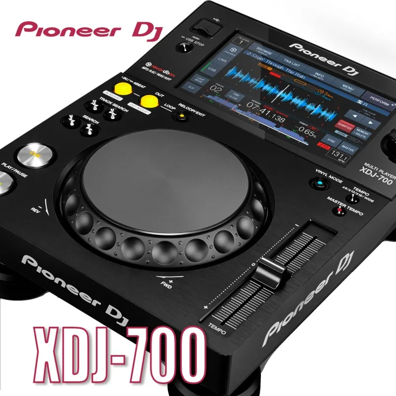 lighting controls Pioneer disc player XDJ-700 supports U disk with color display