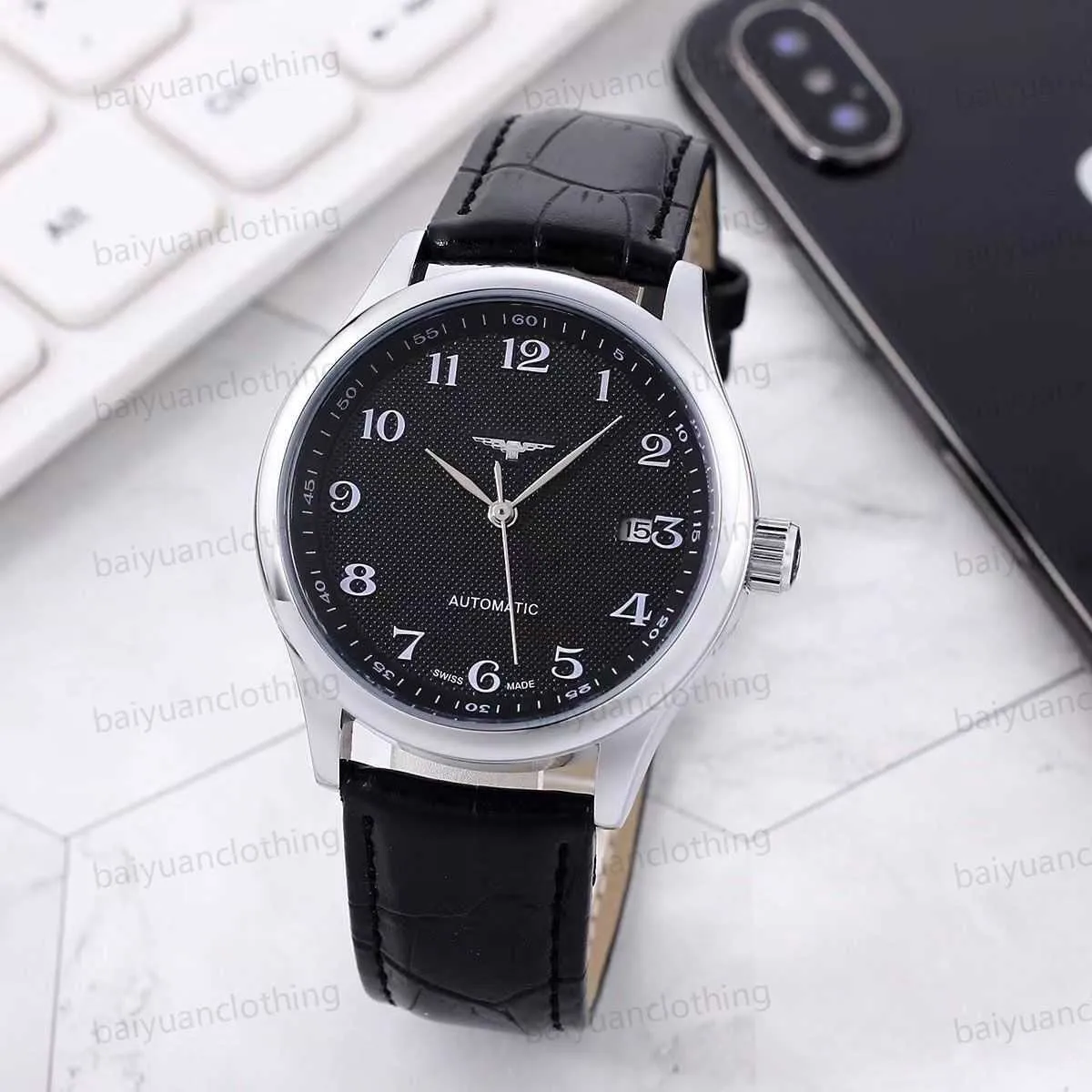 أزياء Men Women Hundings Watch Officatic Mechanical Fine Steel حزام بقرة مجوفة الساعات الأصلية Buckles Luxury Designer Watch