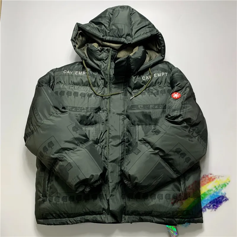 Mens Down Parkas FW CAV EMPT CE Cavempt PUFFER JACK Men Women 1 1 Quality Jacket CAVEMPT Coats Outerwear Clothes 221129