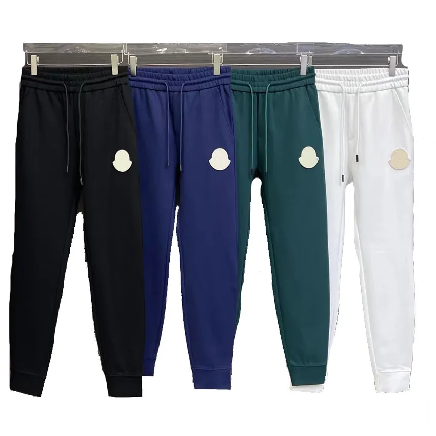 2022 nouveau pantalon hommes femmes coton décontracté pleine longueur pantalon couple joggers pantalon pantalon de sport sportwear géométrique imprimé jogger noir blanc bleu taille m-xl