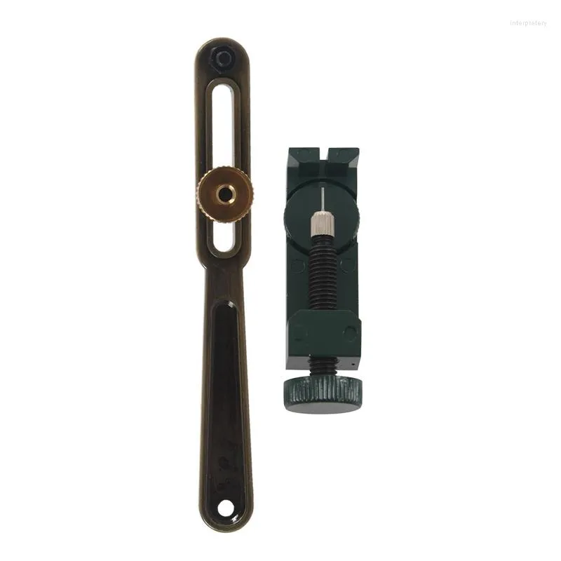 Kit di riparazione dell'orologio Apricasse posteriore in acciaio inossidabile Chiave di rimozione regolabile Bracciale a fascia di regolazione con perno di collegamento in metallo