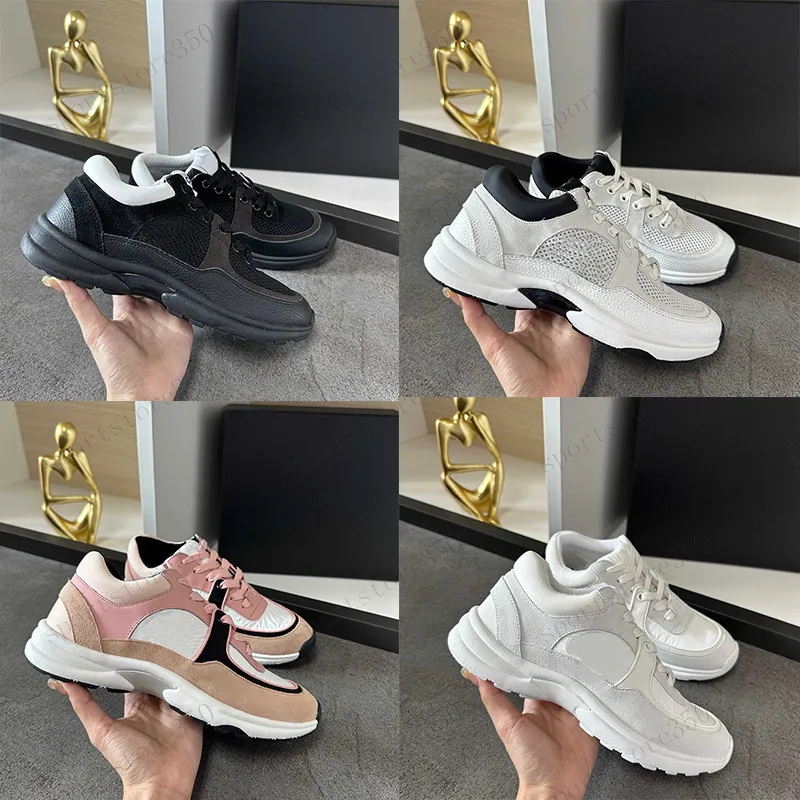 Paris Luxe Hommes Femmes Casual Chaussures Designer Baskets Printemps Automne Chaussure À Lacets Noir Blanc Rose Confortable Respirant En Plein Air Sneaker Mode Formateurs