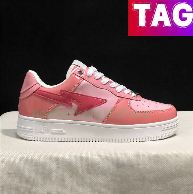 Designer Bapesta Sta Low Men Dames Casual schoenen Nigo Baden Apen Fashion Heren Sneaker Grijs Zwart Leer Leer Green Wit ABC CA