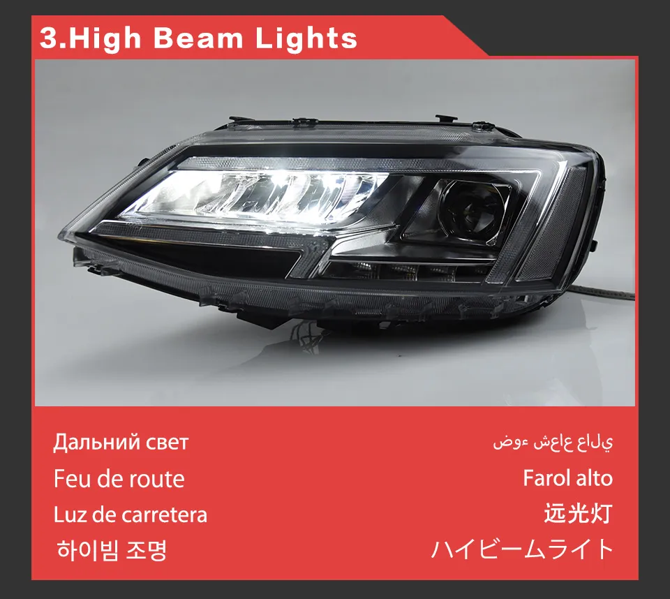 Skoda Octavia 5E OEM Bi- Xenon + LED DRL Dynamic Headlights