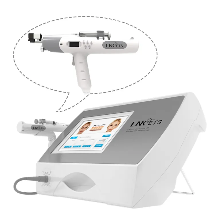 Dispositivo di mesoterapia senza ago Dispositivo di serraggio della pelle non chirurgico Suggerimenti insultati Gold Genius Fractional Rf Microneedling Machine con martello freddo