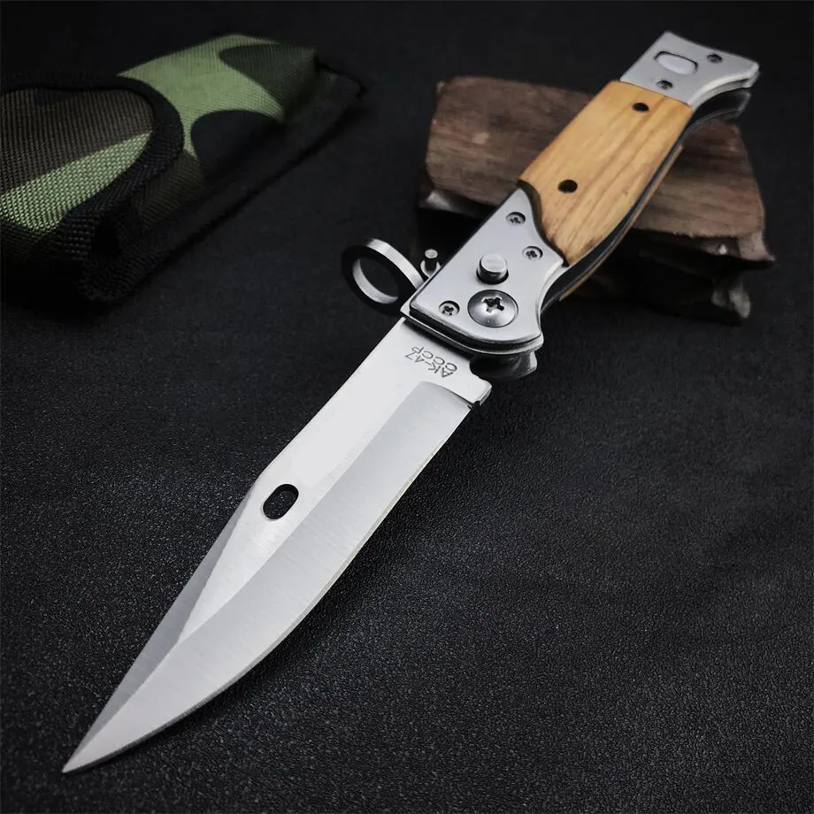 Large COLD STEELAK47 Knife AK 47 Automatic Model Black Alloy Handle