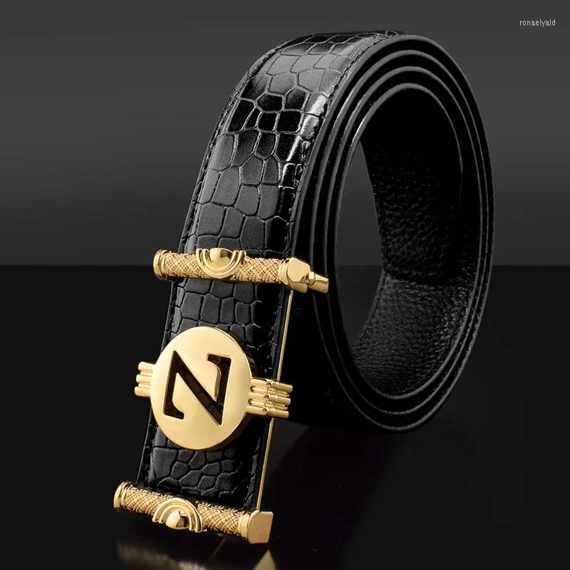 Ceintures Z Lettre Dames Ceinture Transparent Noir Pour Homme Boucle Lisse Haute Qualité Hommes En Cuir Véritable