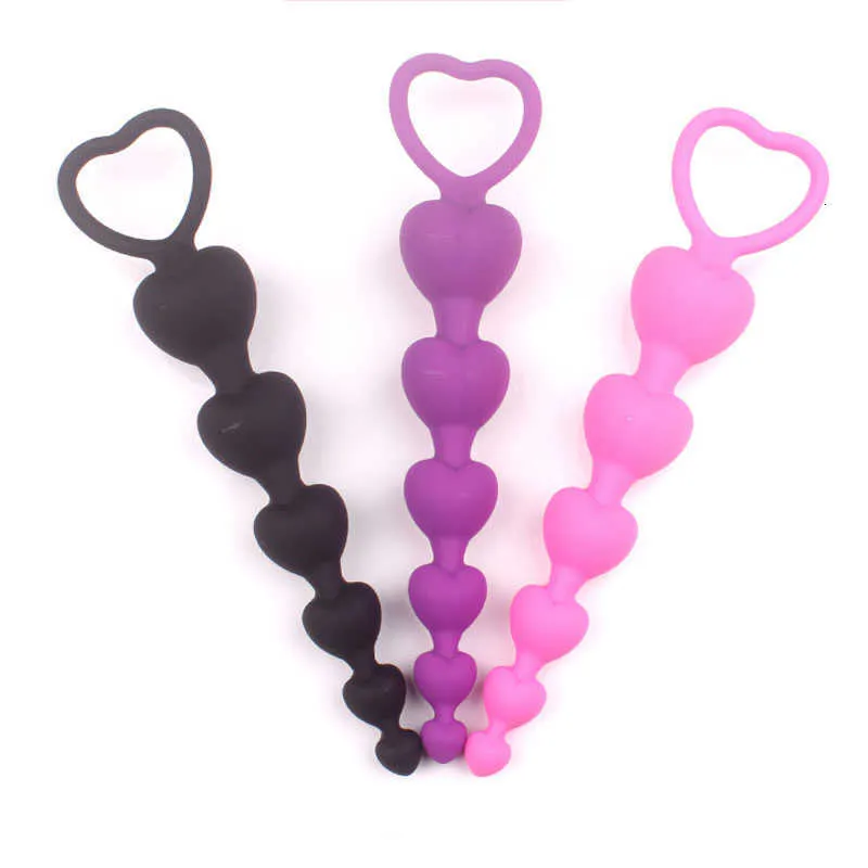 Vibromasseur Anal Sex toy Produits Perles Butt Plug Anus Filles Masturbation Point G Stimulateur Femme Homme Esclave Expander Érotique Bdsm 6I34