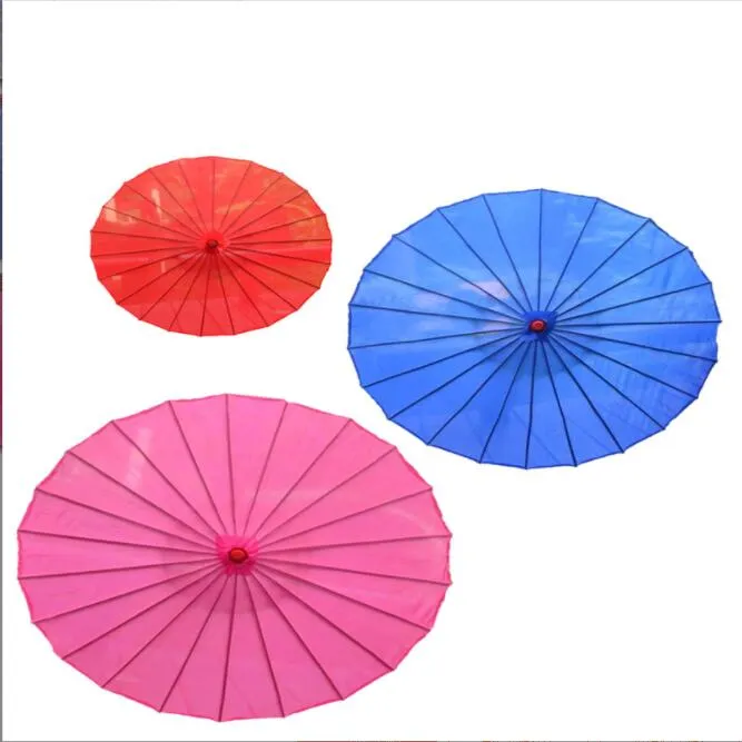 Party Decoration Chinese Atage Paraply Parasols China Traditionell Dance Parasol Silk Wedding Props