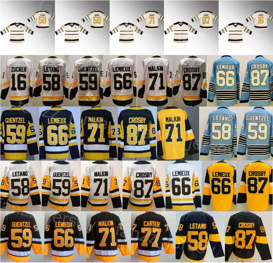 Save Big on Bulk 2023 Winter Classic Jerseys 2023 Winter Classic Hockey 59  Jake Guentzel Jerseys 87 Sidney Crosby 58 Kris Letang 66 Lemieux 71 Evgeni 