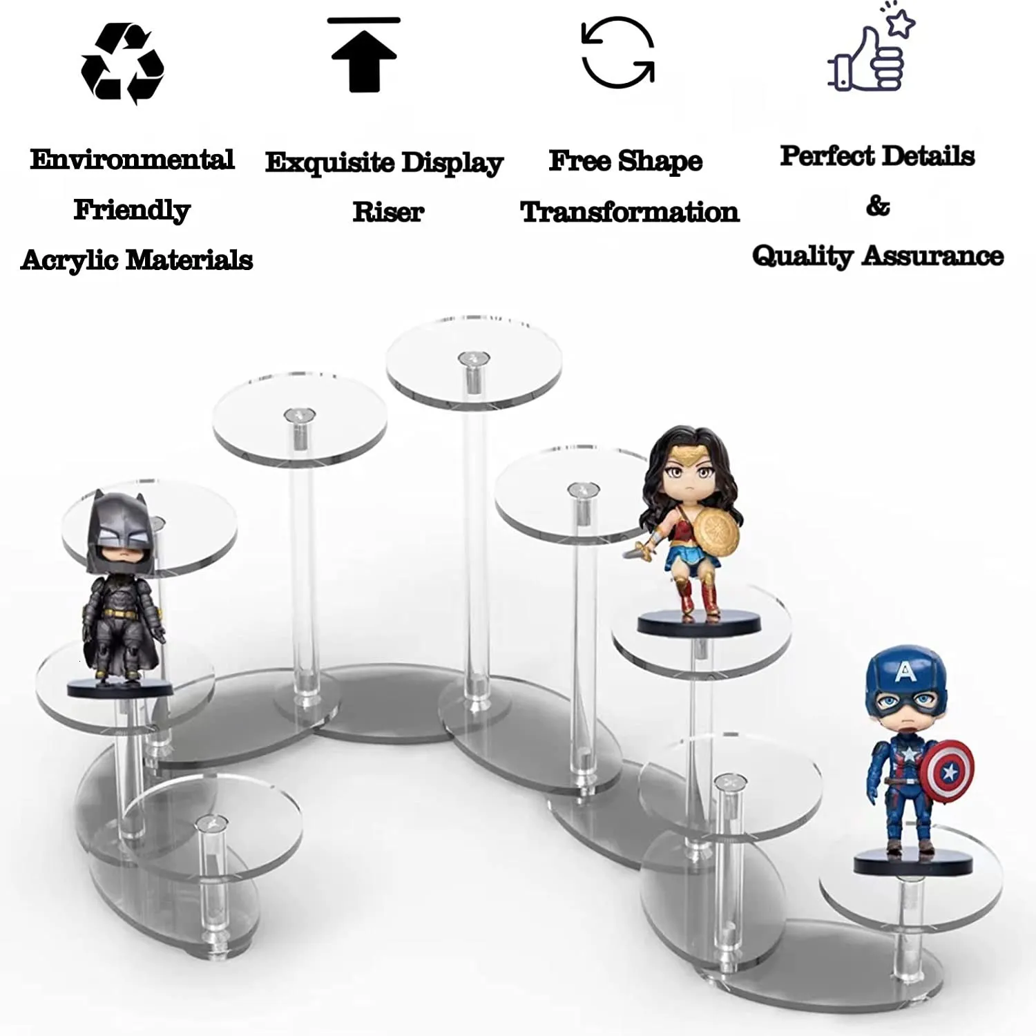 Fun Display Stand Novelty Items 9 Tier Acrylic Display Stand For... From Mu007, $19.02 ...