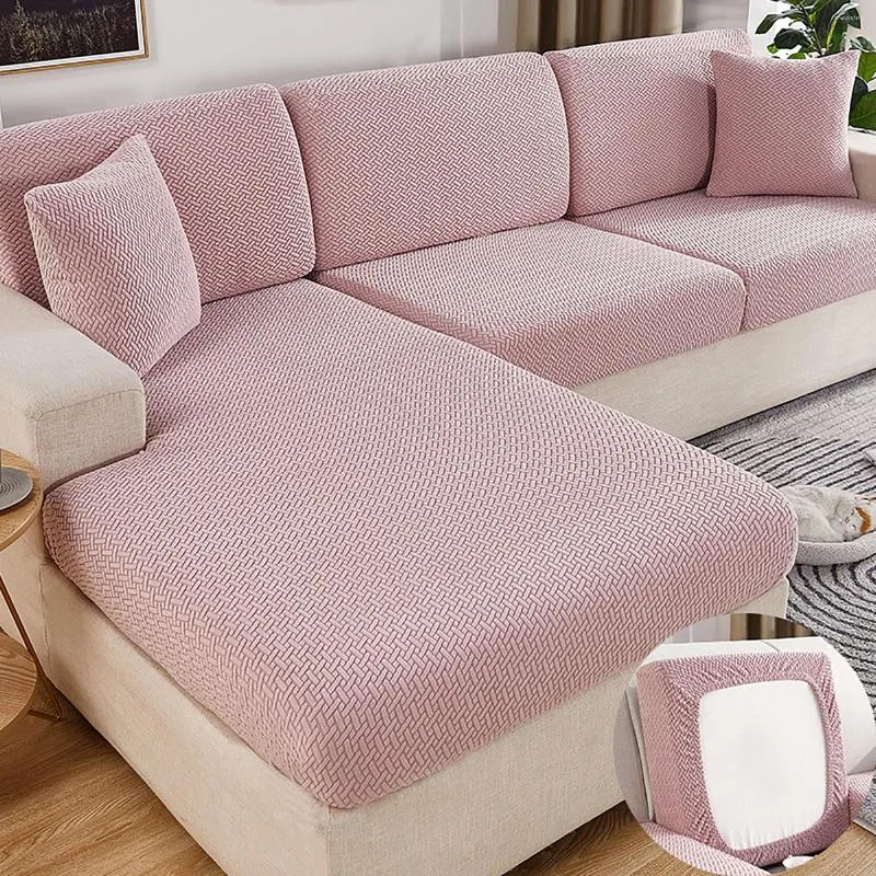 Stol täcker soffa hundtäckning universell slitage hög elastiska icke -slip polyester möbler för lat pojke returer
