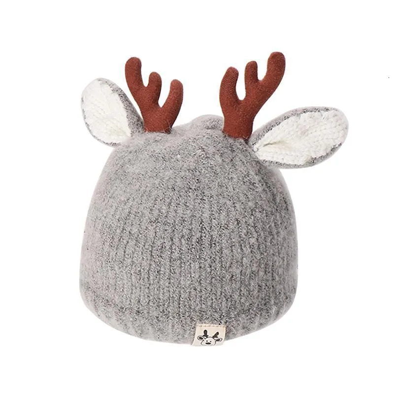 Kerstdecoraties hoed beanie gebreide kinderen baby winter warme gewei gebreide rendier cap baby kinderen 221130