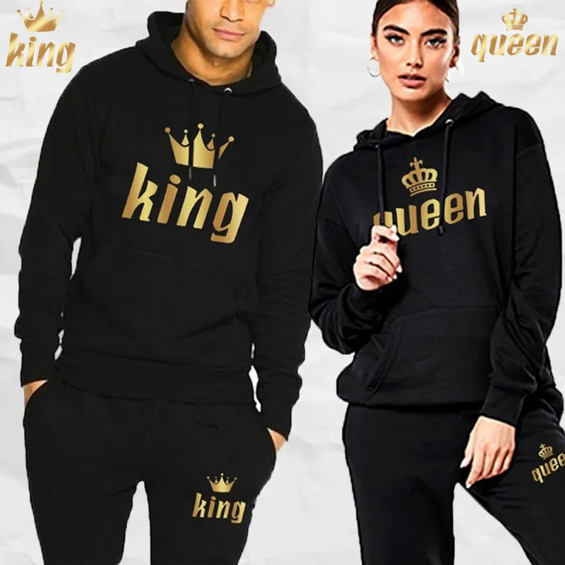 King and queen camo high quality hoodies