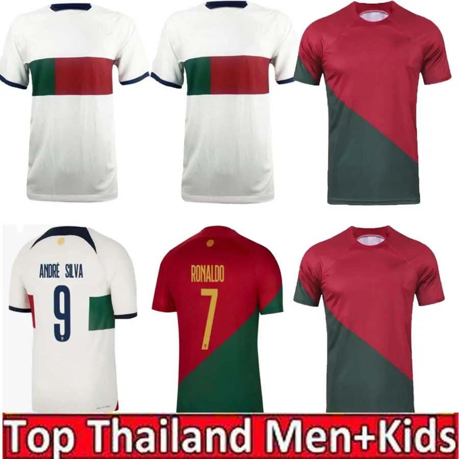 2023 soccer jersey Portuguese Bruno FERNANDES DIOGO J. DANILO Portuguesa Retro 2022 Joao Felix 22 23 Football shirt BERNARDO Portugieser Men Kids Kit uniforms