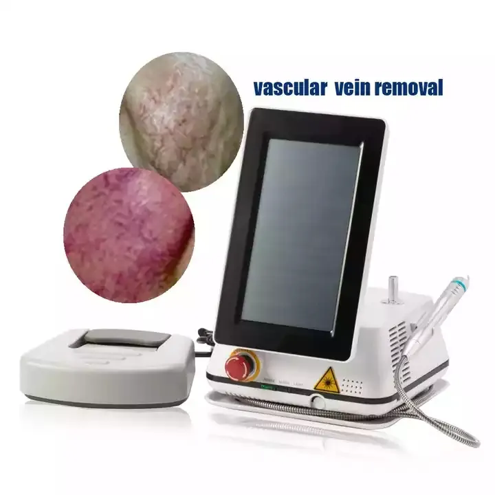 Medical 6in1 980nm Diode Laser Machine 60W Spider Veins Vascular Removal Latest Aesthetic Equipment Facial Telangiectasis Removal