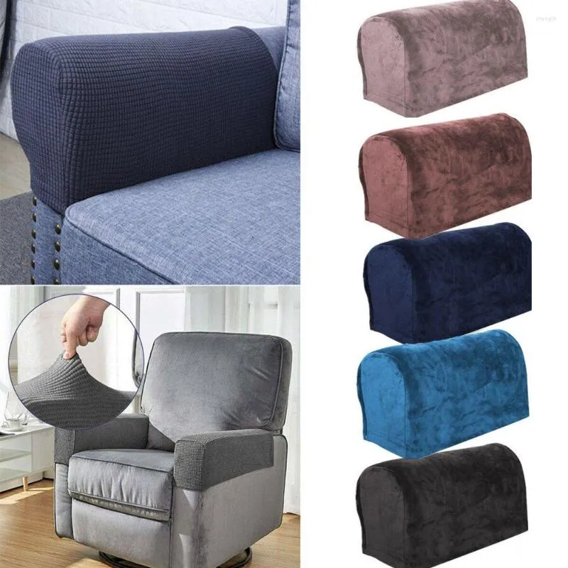 Housses de chaise canapé serviette à main extensible amovible canapé bras bureau ordinateur protecteur accoudoir manche fauteuil