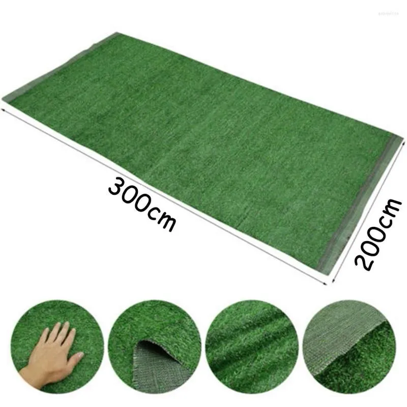 Tapis de gazon artificiel, fleurs décoratives, accessoires de jardinage, paysage, pelouse d'extérieur, synthétique, 1 pièce