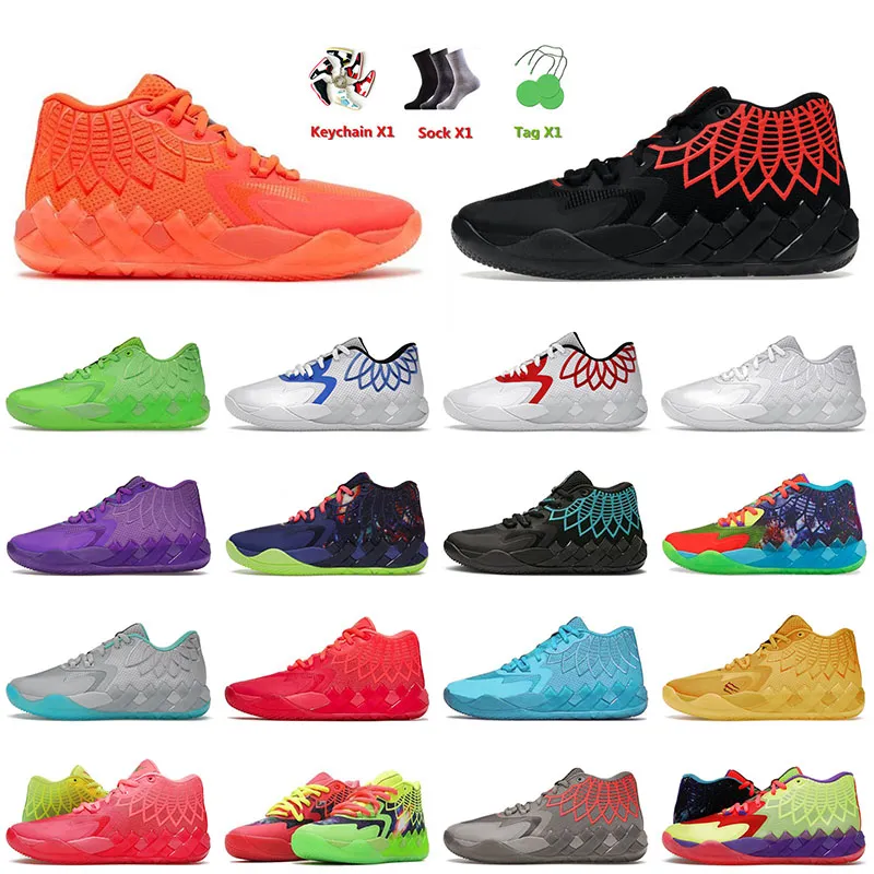 Top Fashion 2023 OG Basketball Shoes Lamelo Ball MB.01 for Men Women Not From Here Black Blast Rick and Morty Beige Queen City Trainers Sneakers 40-46