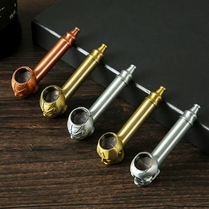 Metal Smoking Pipe length 86mm Aluminum alloy Mini Pipes Cartoon Figures Portable Water Pipe For Smoke