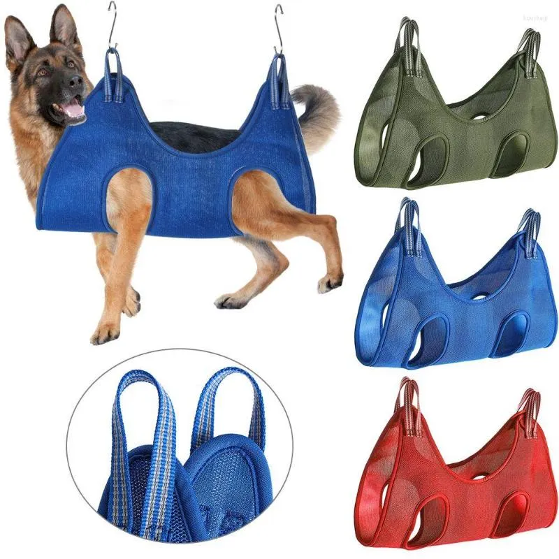 Chien Vêtements Pet Chat Toilettage Hamac Aide Hamacs Sac De Retenue Chiot Pince À Ongles Coupe Baignade Baisse