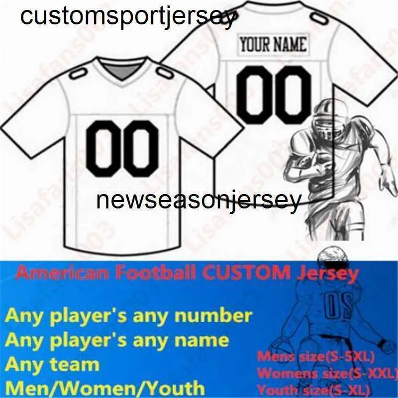 American Football CUSTOM Jersey All 32 Team Customized Any Name Number Size S-6XL Mix Order Men Women Youth Kids Stitched