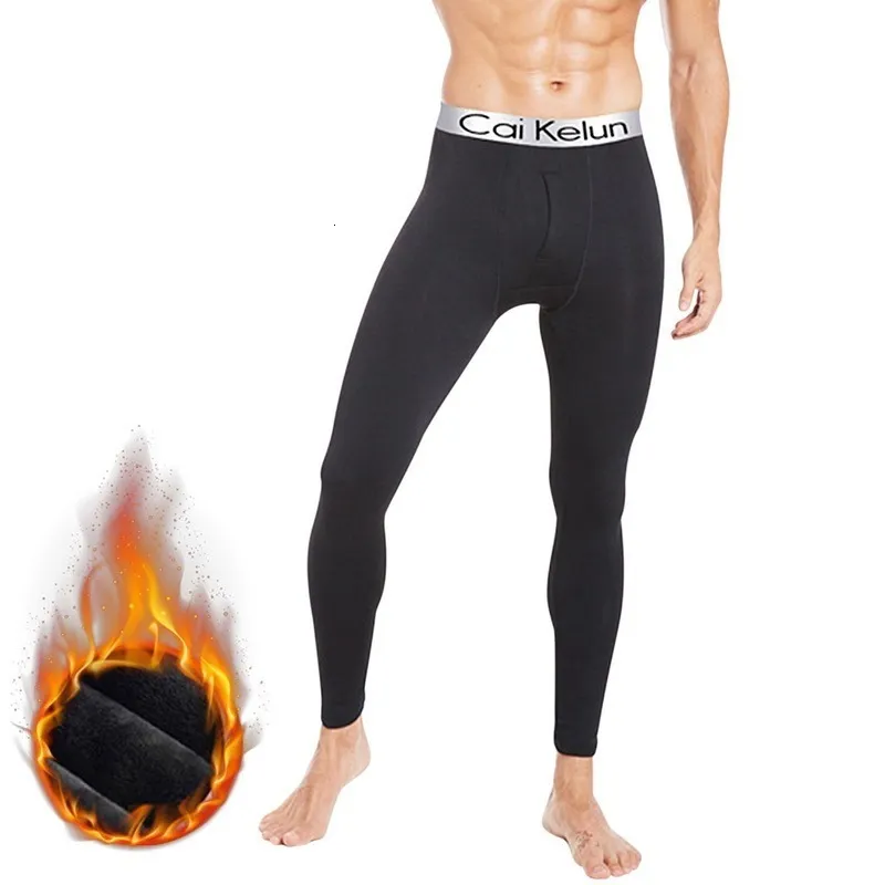 Hommes sous-vêtement thermique hommes Legging serré hiver chaud Long John sous-pantalon Thermo Calzoncillos Hombre 221130