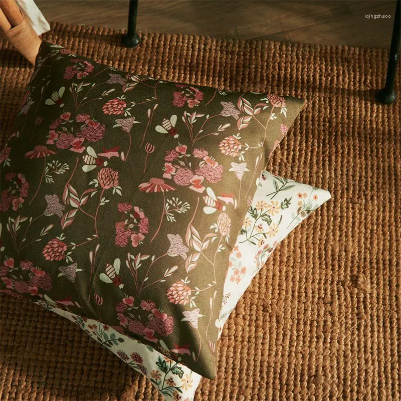 Almofada Capa à prova d'água travesseiro decorativo ao ar livre de 45x45cm para sofá pátio decoração de casa cojin