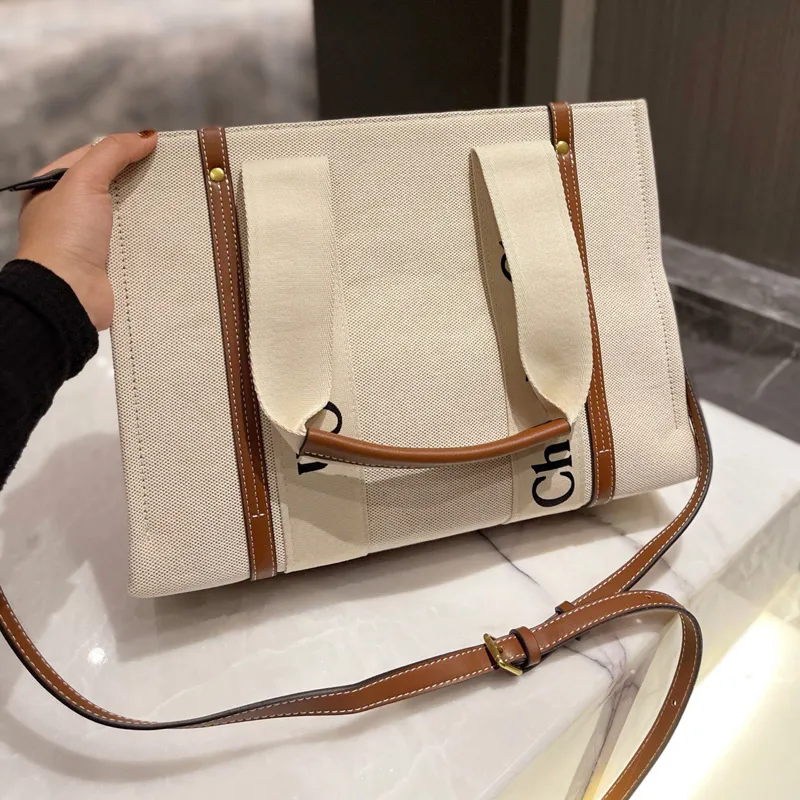 Womens Totes strandtassen met riem Woody Tote kleine M vrouwen handtas ontwerper handtassen luxe ontwerpers schoudertassen Cross Body portemonnee 11302