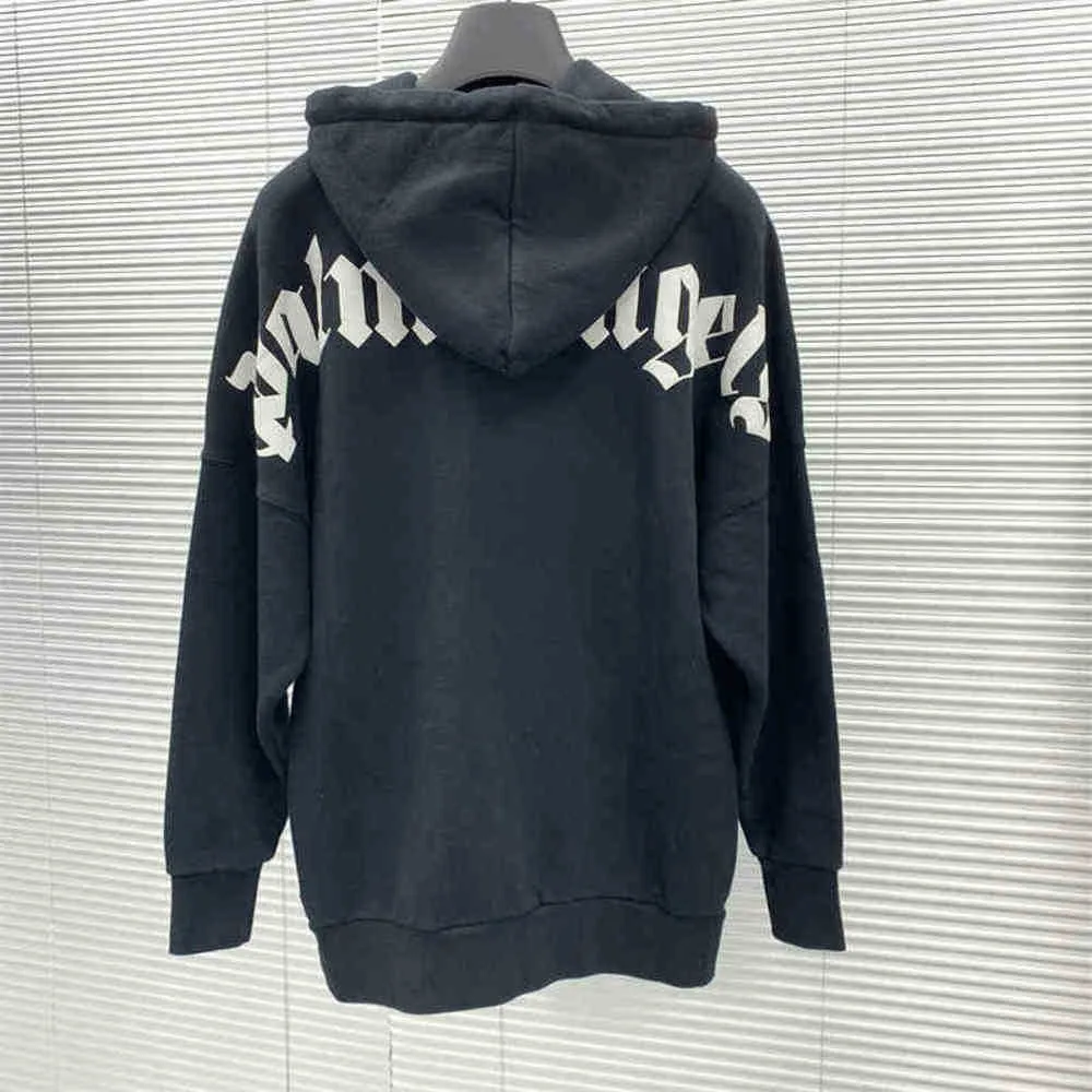 Büyük Satış Tasarımcısı Palmangel Hoodies Sonbahar İlkbahar ve Tide Br İnce Baskılı Kazak Erkek Kadınlar Aynı Ceket Boş Zaman Gevşek Orta