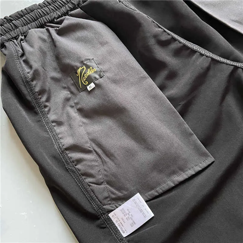 Men's Shorts New Needles Shorts Men Women High Quality Nylon Purple Butterfly Embroidery Needles Track Shorts Breeches Ventilation Waterproof T221129 T221129