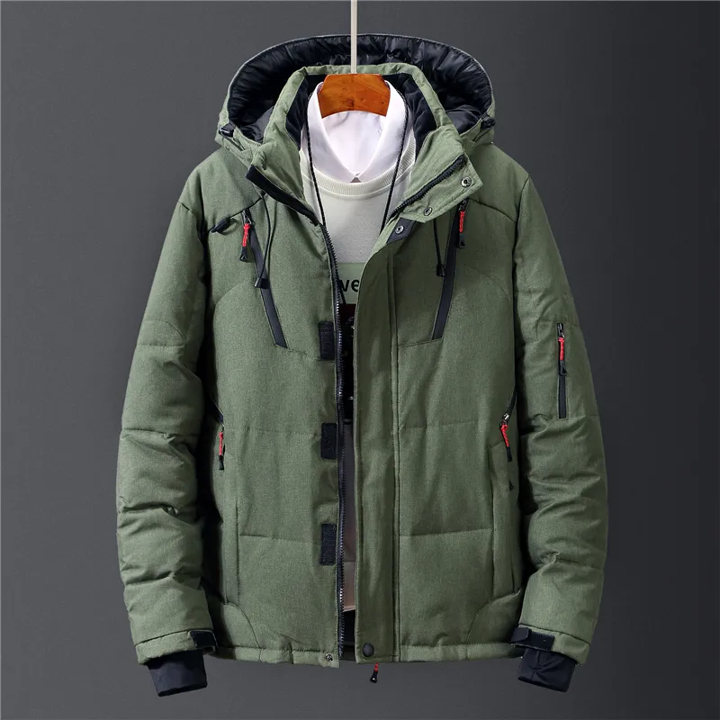 Men's Jackets Winter Jacket Men Fashion Casual Thick Warm Hooded Puffer Parkas Coats Overcoat Windbreaker Snow Downs Casaco Masculino 221129