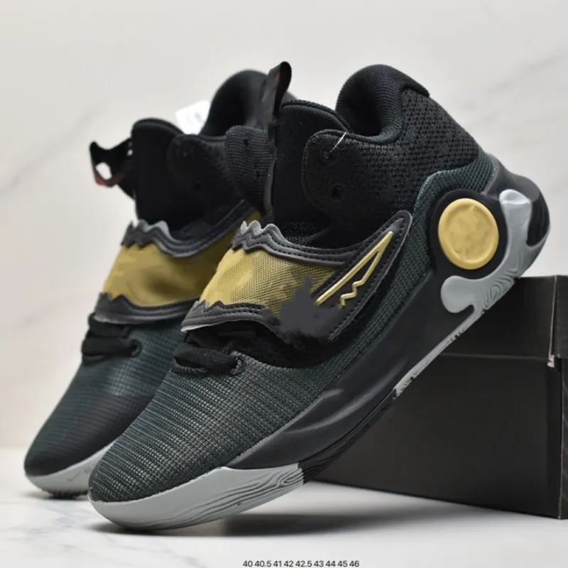 Black and gold cheap mens tennis shoes