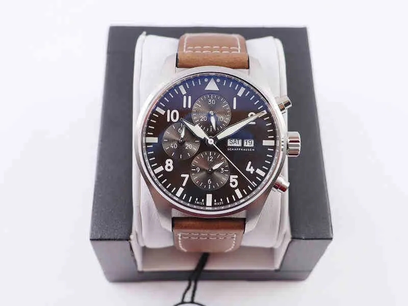 Superclone LW Watch 3777 ETA 43mm مقاوم للماء حركة الكرونوغرافين الغوص Watch Urum