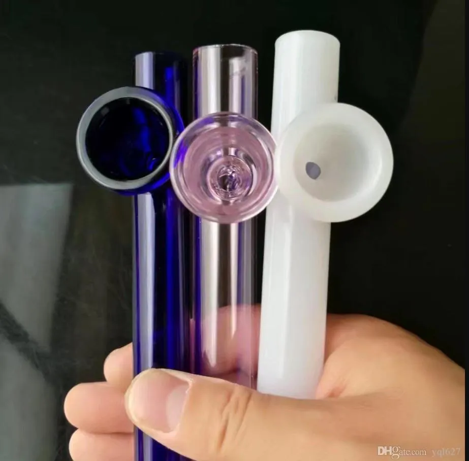 Accessori per bong in vetro con camino a imbuto colorato Fumo per pipa ad acqua in vetro narghilè all'ingrosso